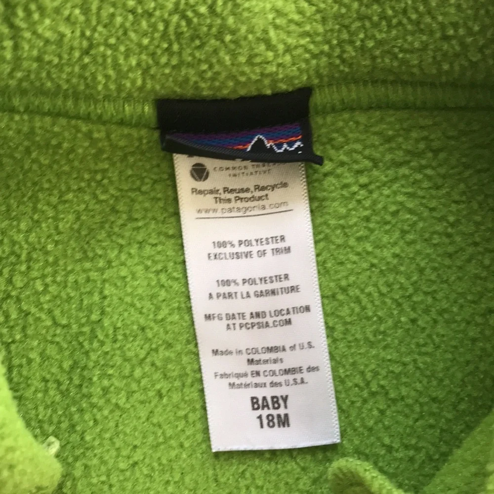 Patagonia Fleece Vest (size 18m)